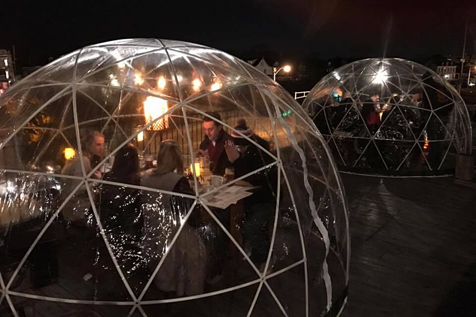 Rooftop Igloos Coming Back To Asbury Biergarten In January