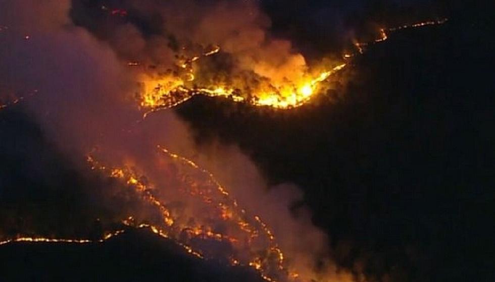 Firefighters Continue to Battle Forest Fire in Little Egg Harbor NJ