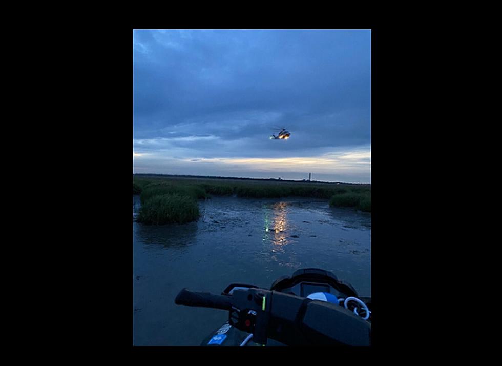 Evening Chopper Rescue Saves 3 Jet Skiers in Ocean City NJ Marsh