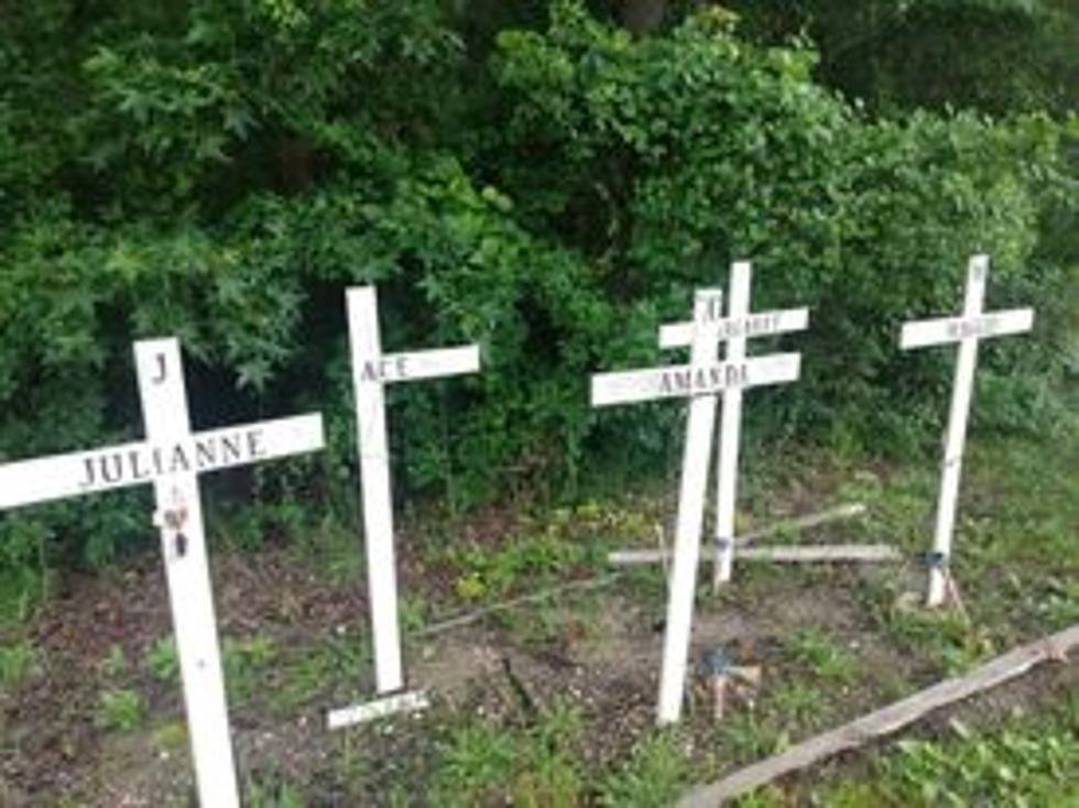About the 5 Wooden Crosses on the Side of Rt 322 in Hamilton Twp NJ