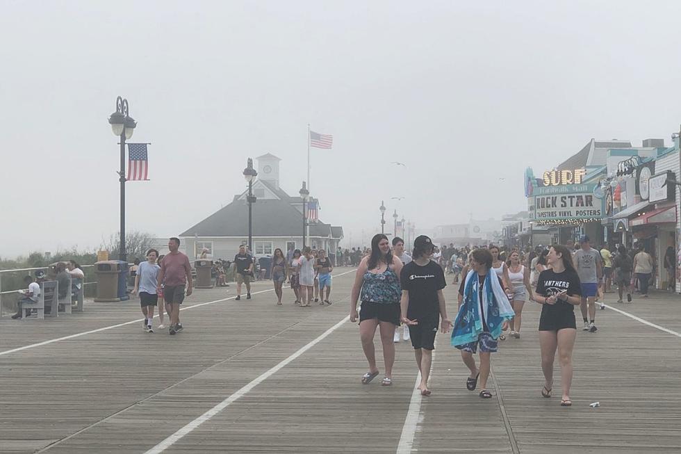 What’s That Ahead? Super Thick Fog Takes Over Ocean City Boardwalk