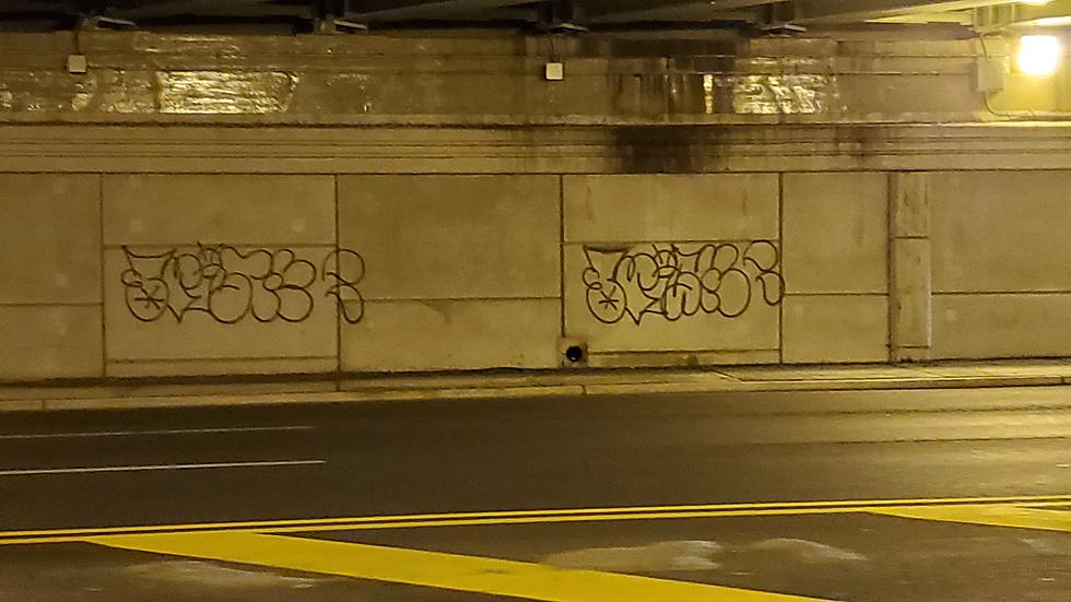 Egg Harbor Township Blight: Graffiti on Parkway Underpass, Old Movie Theater