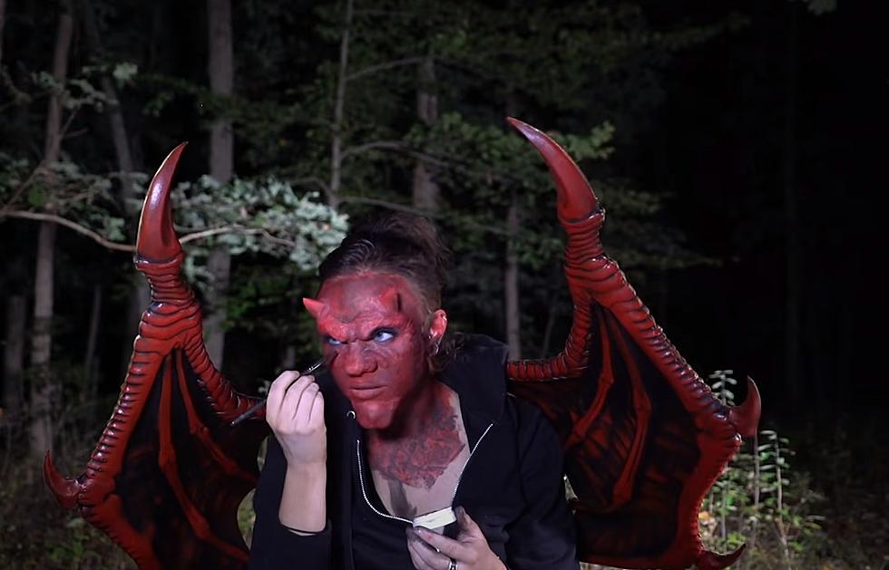 Youtuber Slays Some Scary Good Jersey Devil Makeup In South Jersey&#8217;s Pine Barrens