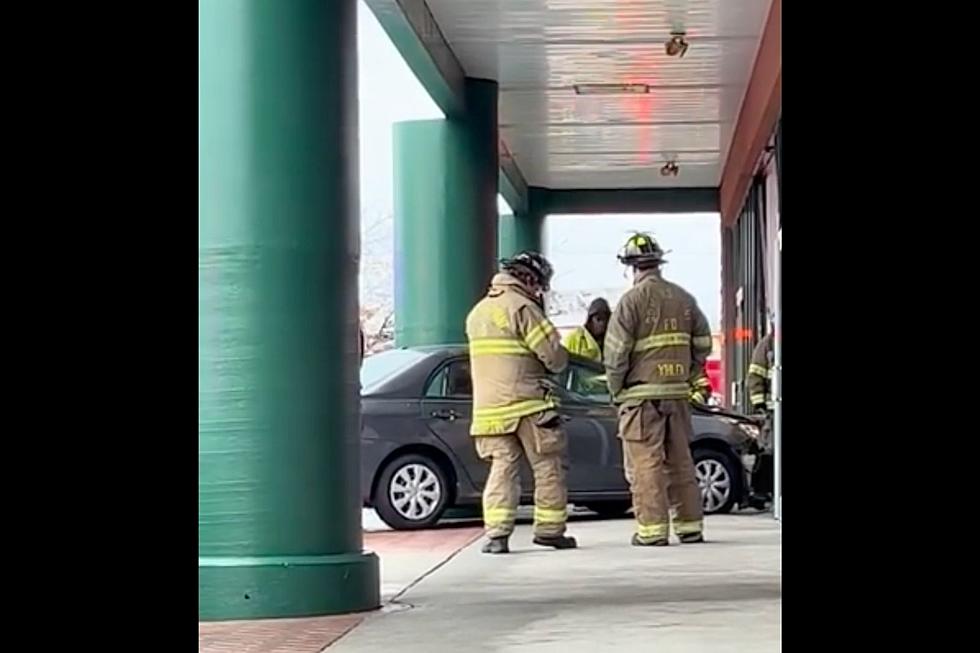 Watch as Car is Extracted From Somers Point, NJ, T-Mobile Store