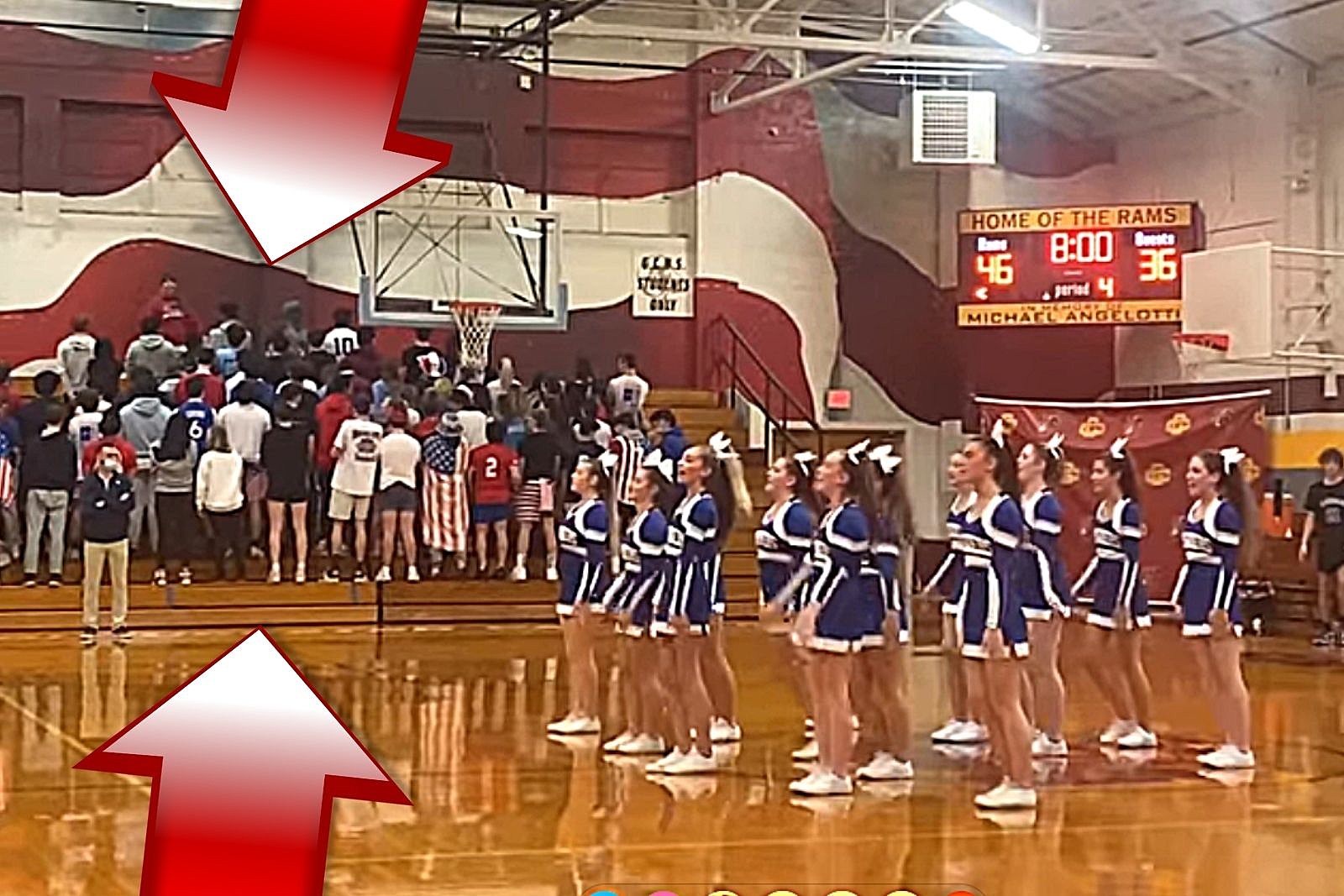 Wildwood Cheerleaders Hold Their Own As They're Booed At GCHS