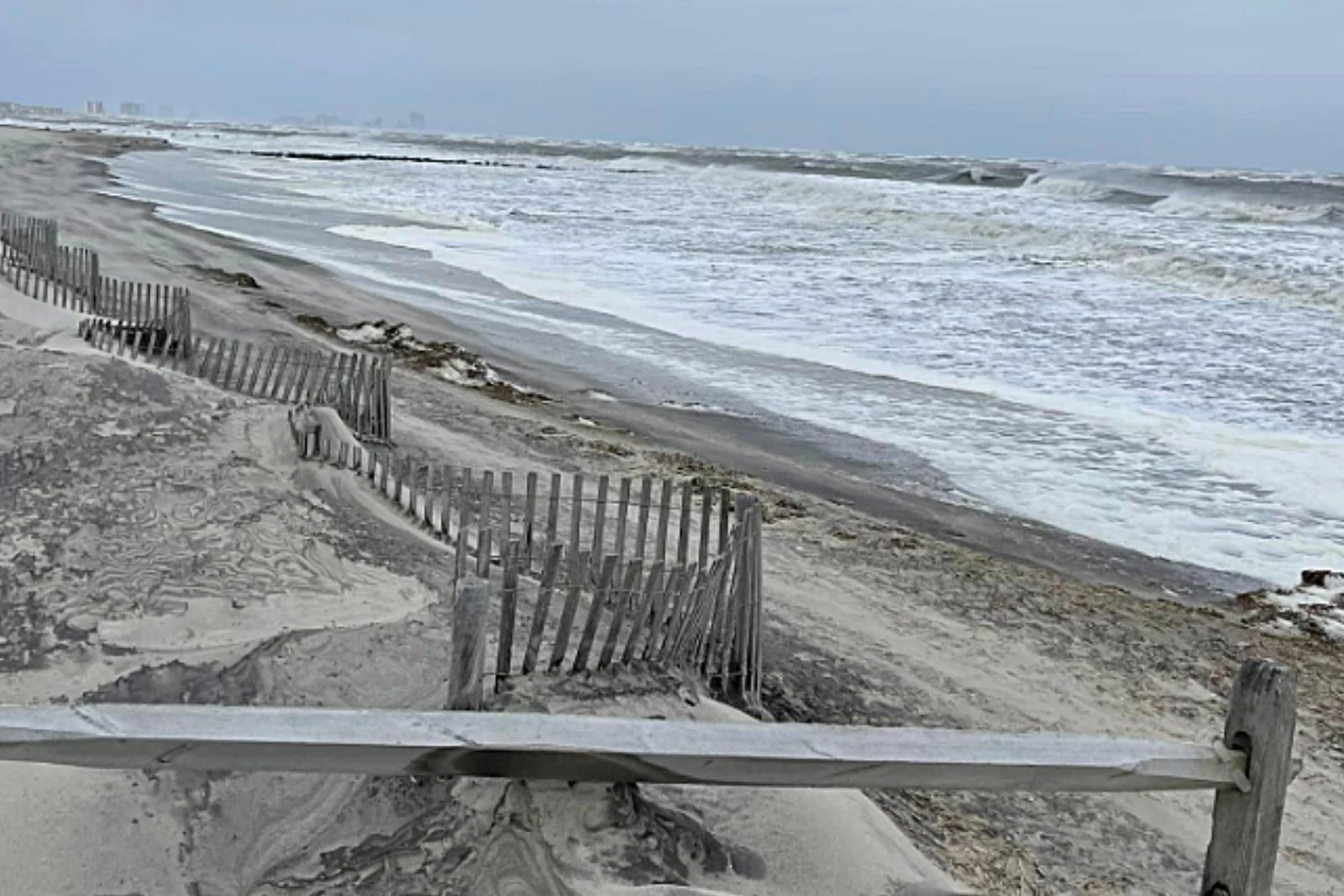 Gnarly Beach Erosion Exposes Remnants Of Old Brigantine Castle