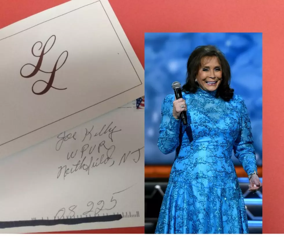 The Odd Card Loretta Lynn Wrote Me as Her Bus Rambled Thru New Jersey