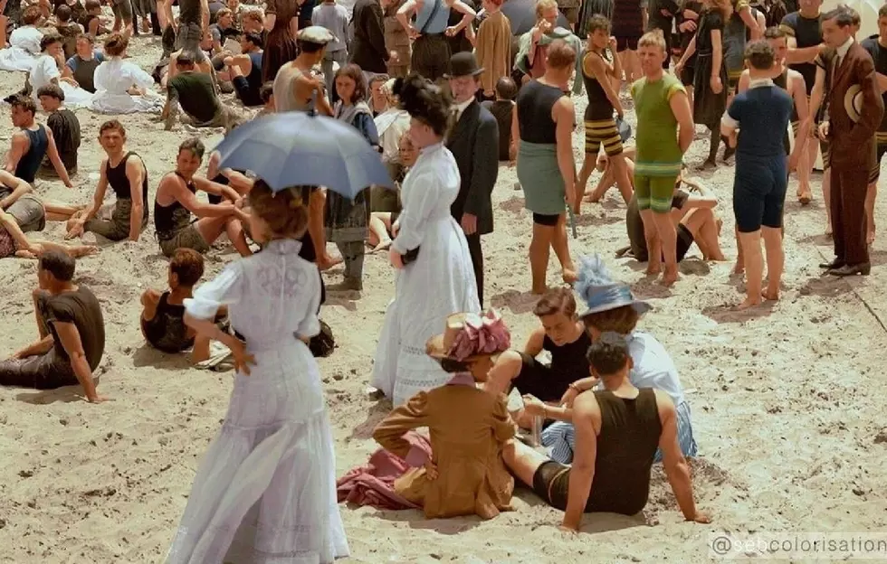 Colorized Atlantic City Beach Photo From 1908 Goes Viral