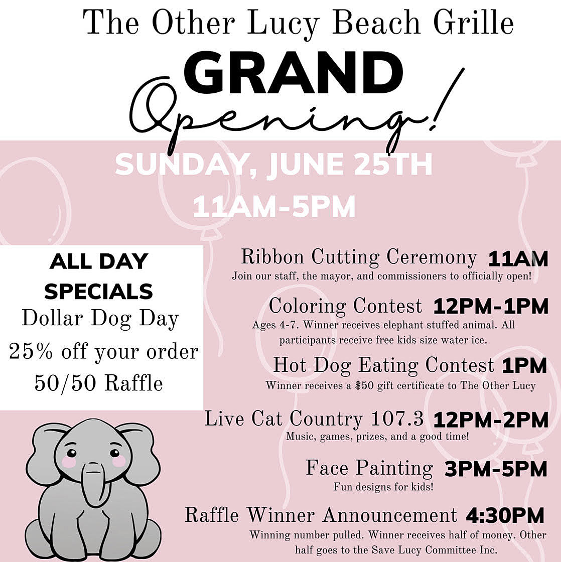 The Other Lucy Beach Grille Grand Opening