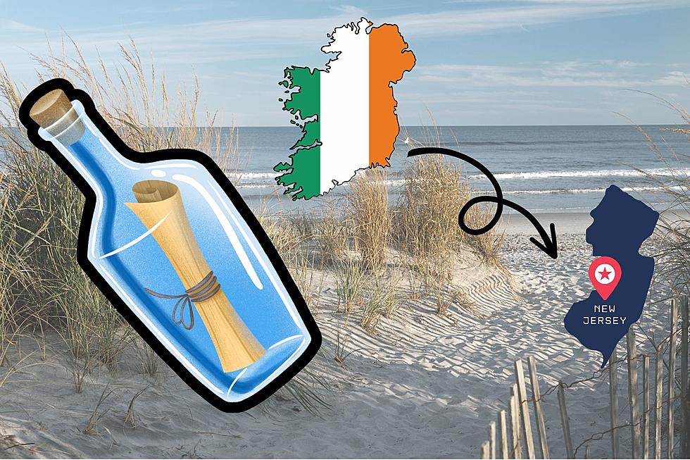 Message From Ireland Found Washed Up On North Wildwood, NJ, Beach