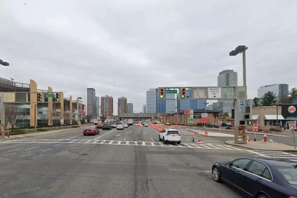 Numerous red lights on Interstate 78 in Jersey City NJ - Photo: Google Maps