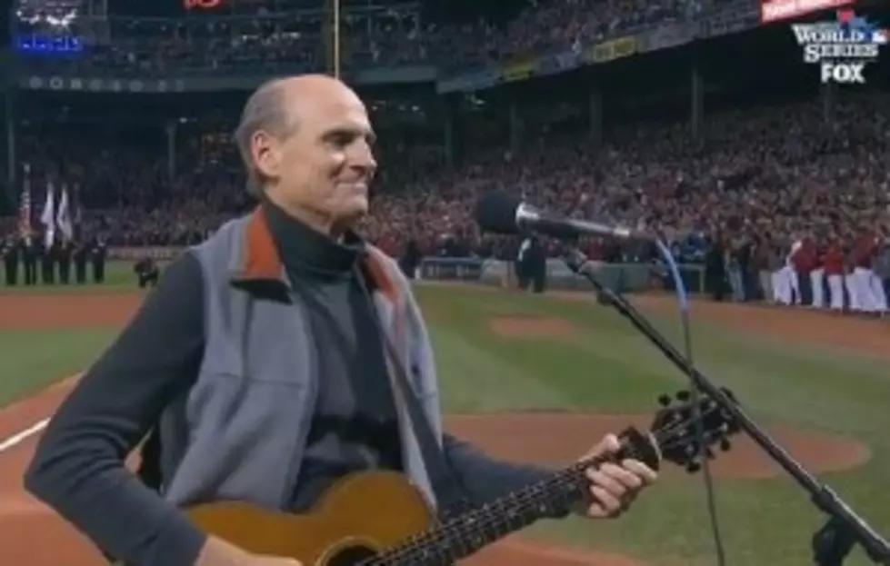 Senior Moment? James Taylor Forgets He&#8217;s Singing National Anthem [VIDEO]