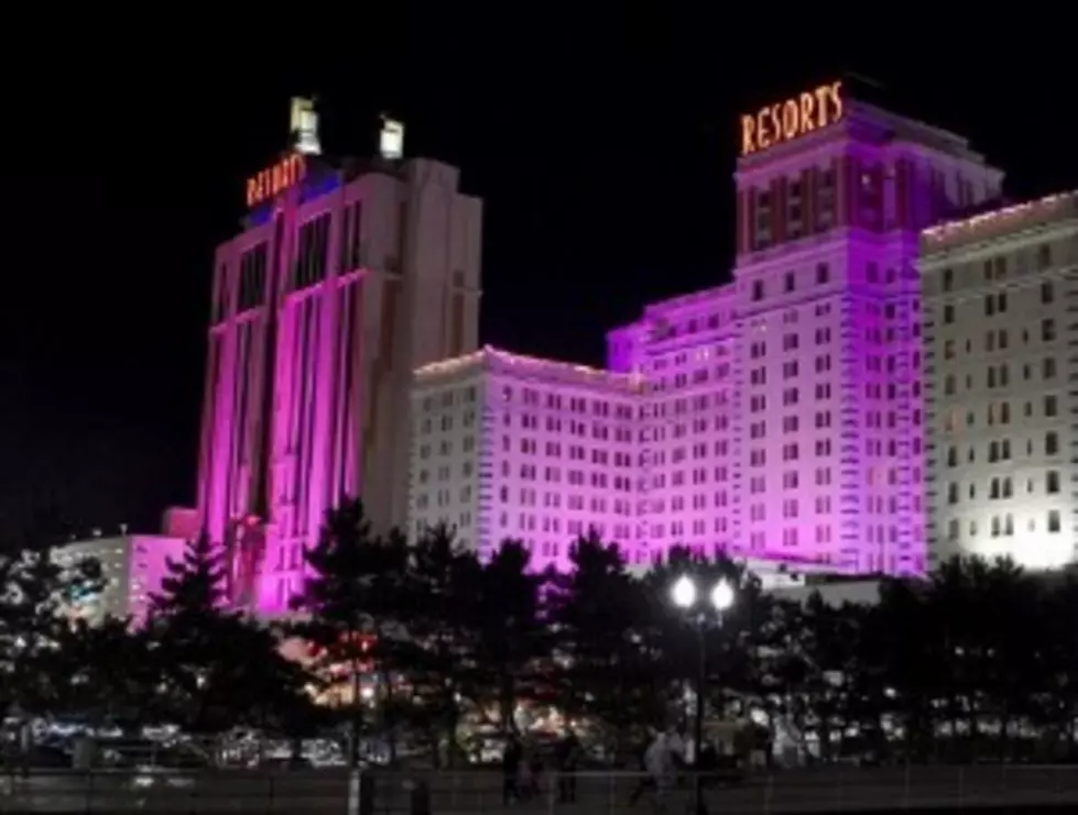 Atlantic City Skyline Turns Pink Friday for Breast Cancer Awareness