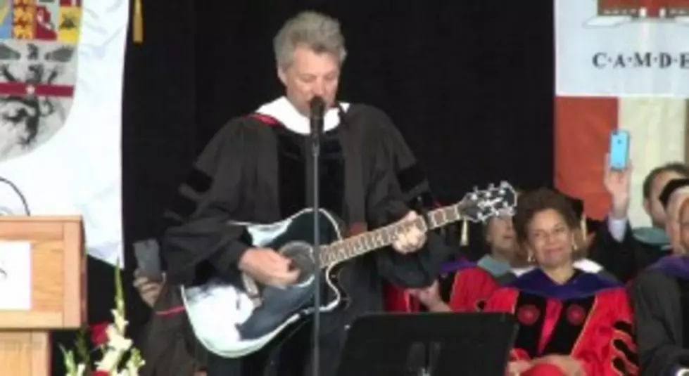 Watch Jon Bon Jovi Rock South Jersey Graduation
