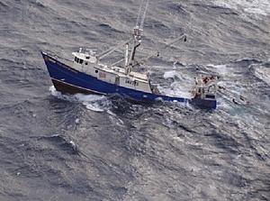 Coast Guard A.C. to the Rescue, Saves Sinking Fishing Boat