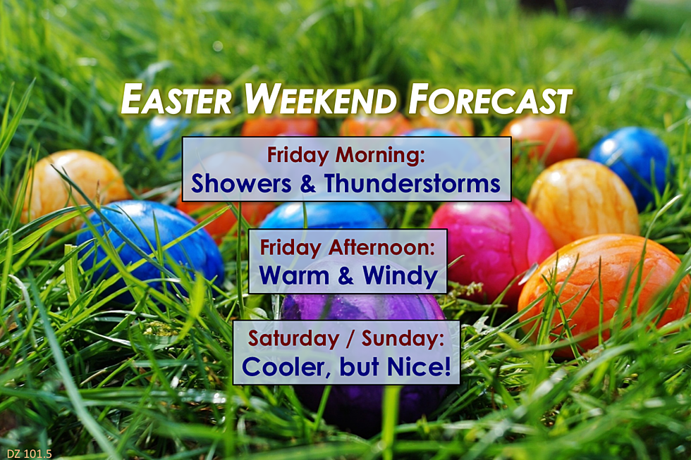 Easter weekend in NJ: Rain Friday, then cooler but pleasant