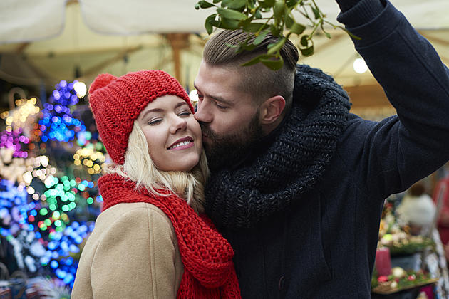You Can Help Six Flags Break a Record for Kissing Under the Mistletoe
