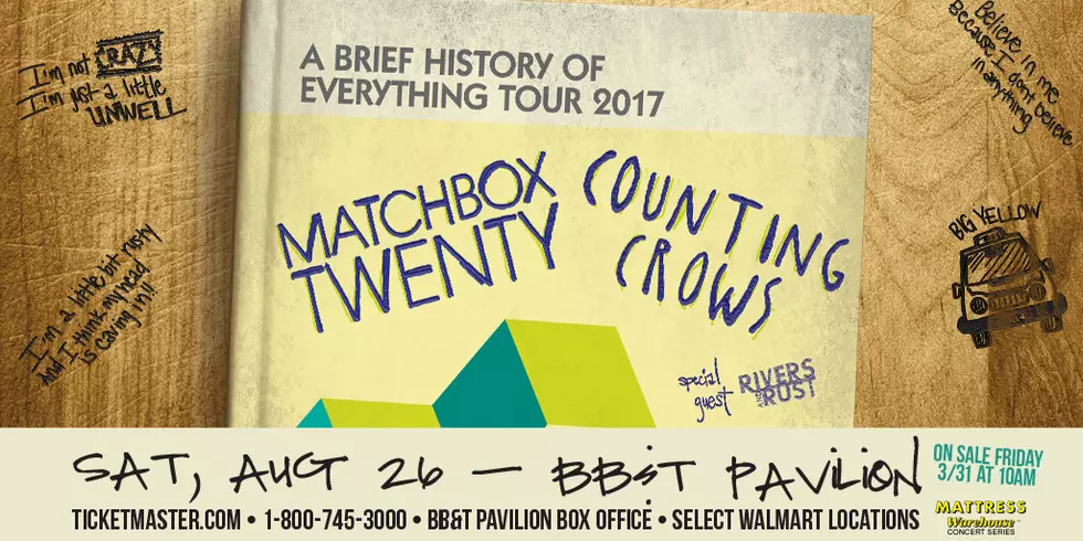 Matchbox 20 &#038; Counting Crows Are Bringing Their Tour to Camden This Summer
