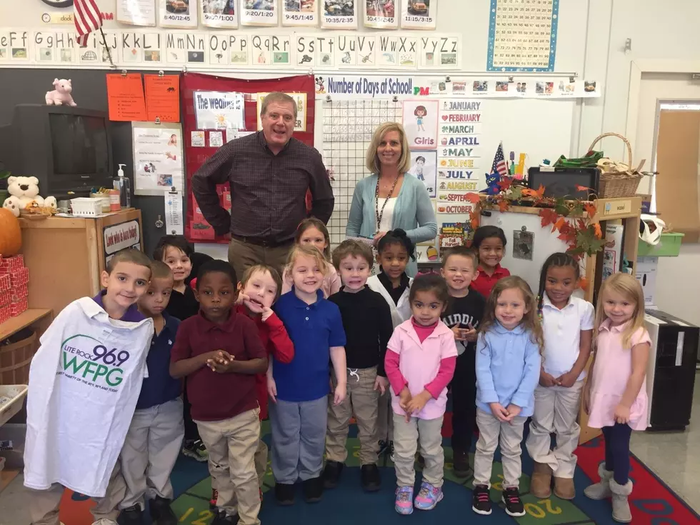 Middle Twp Elementary Pre-K Kids Congratulate Teacher [AUDIO]