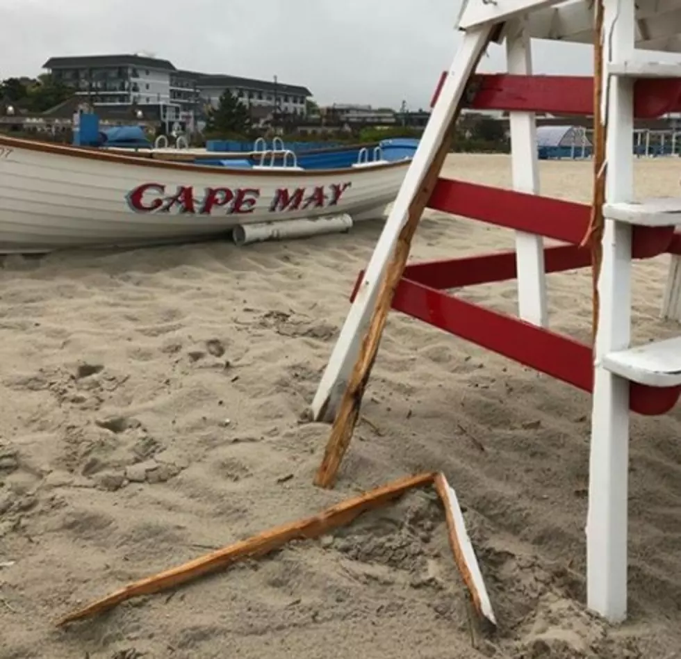 Did Video Catch Lightning Strike on Cape May Lifeguard Stand?