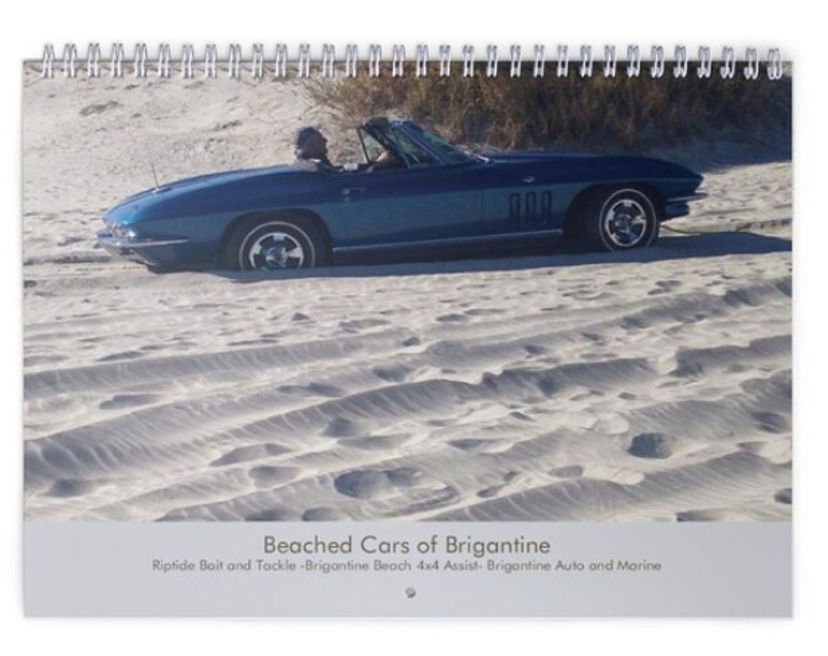 Calendar Features Those Who Got Cars Stuck on Brigantine Beach