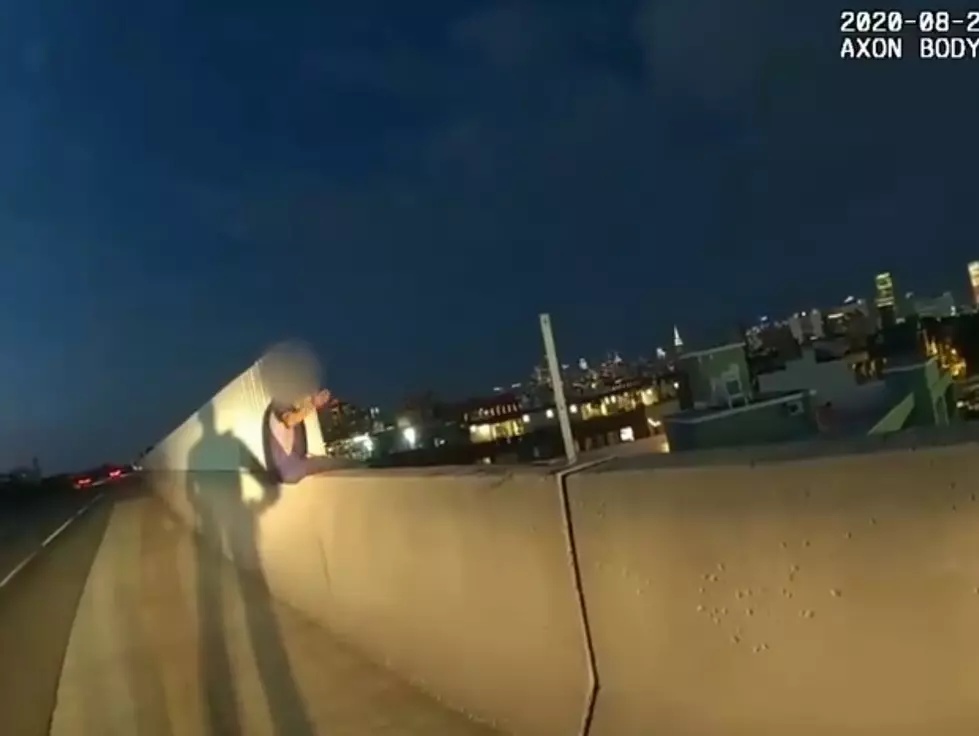 Watch NJ State Trooper Rescue a Suicidal Man From Bridge