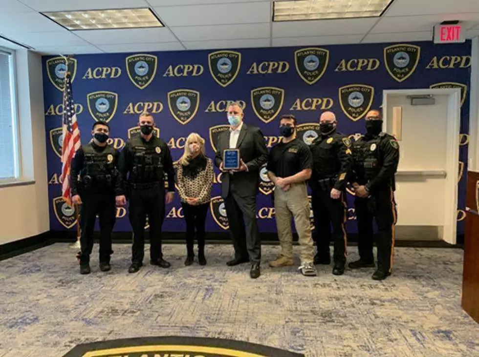 Atlantic City Police Receive Suicide Prevention ‘Lifesaver’ Award