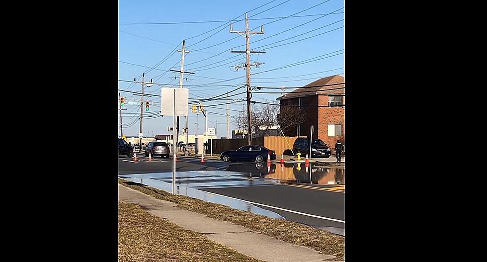 Sewer Pipe Leak Closes Wellington Ave in Ventnor Heights