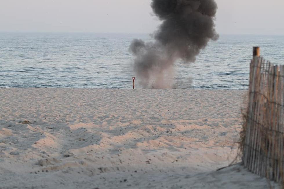 AC Bomb Squad Defuse World War II-Era Explosives on Cape May Beach
