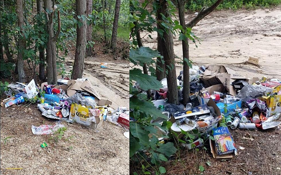 Disrespectful Idiots are Trashing Hamilton Nature Preserve in Mays Landing