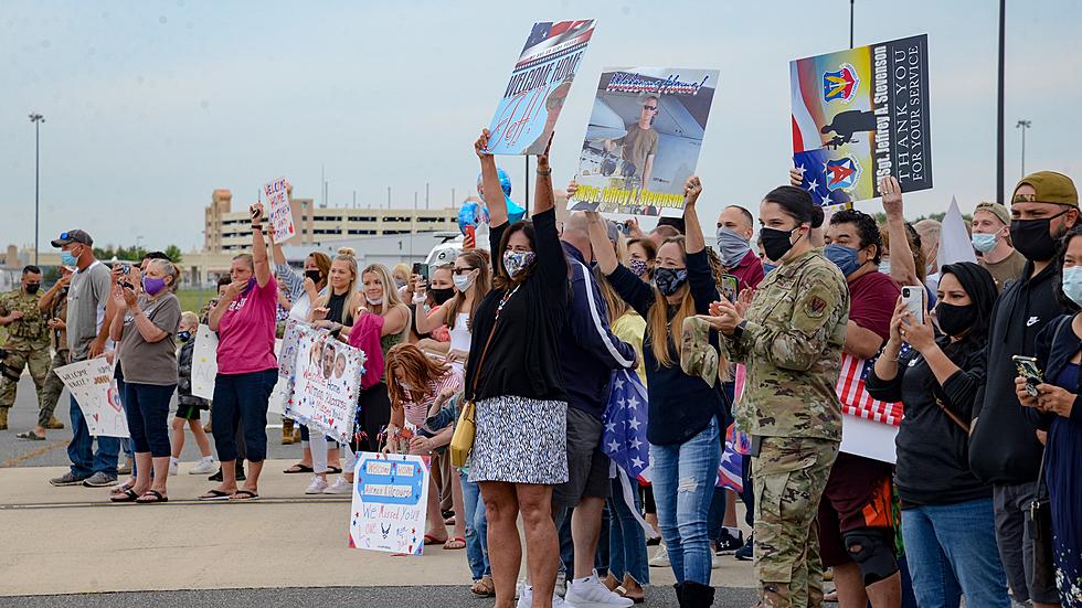 LOOK: Families Celebrate 177th Airmen&#8217;s Return From Deployment