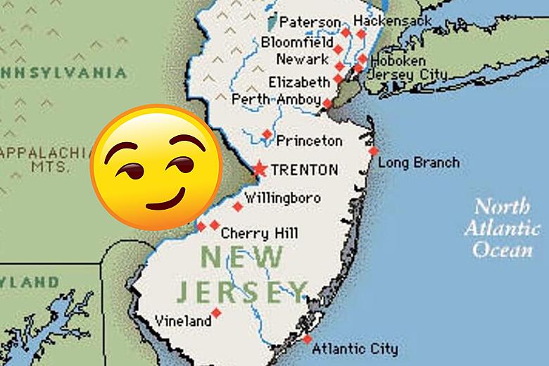 Funny New Jersey Cities Newark New Jersey City Skyline Whimsical Fun