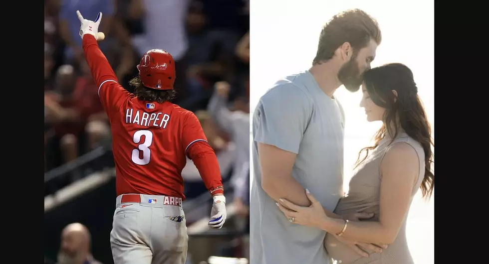 ‘3 for 3’! Phils Bryce Harper & Wife Reveal They’re Expecting
