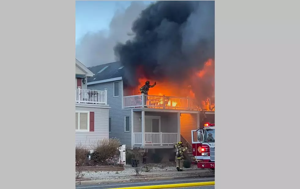 Ocean City Firefighter’s Close Call During Fire Caught on Video