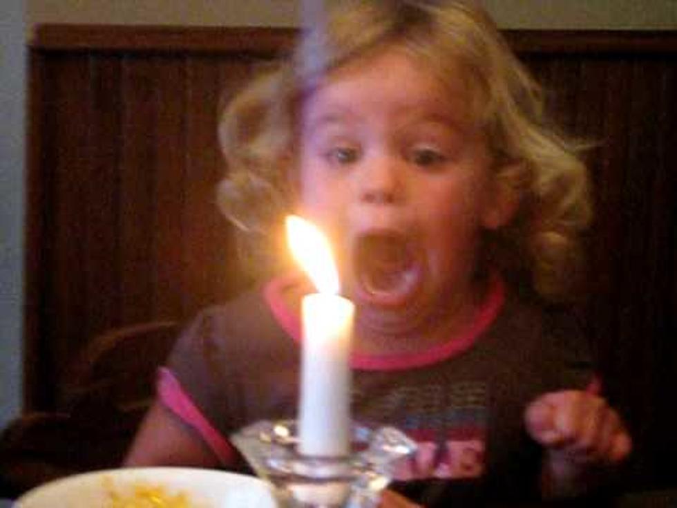 Little Girl Has Her Own Way To Blow Out Her Candles – [VIDEO]