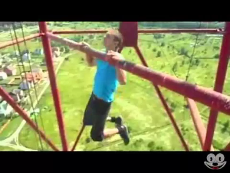 Kid Does Pull Ups From 360 Foot Tower &#8211; [VIDEO]