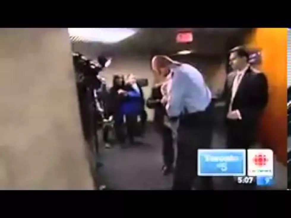Mayor Walks Face First Into Camera [VIDEO]