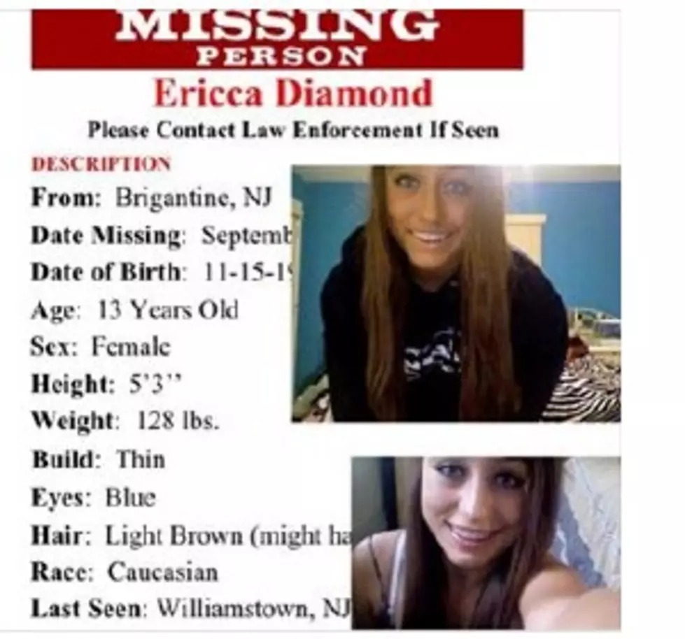 13 Year Old Girl From Brigantine Missing Update