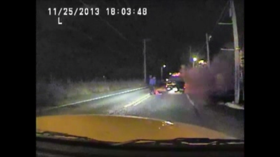 Local Police Officer Rescues Unconscious Man From Burning Vehicle [VIDEO]