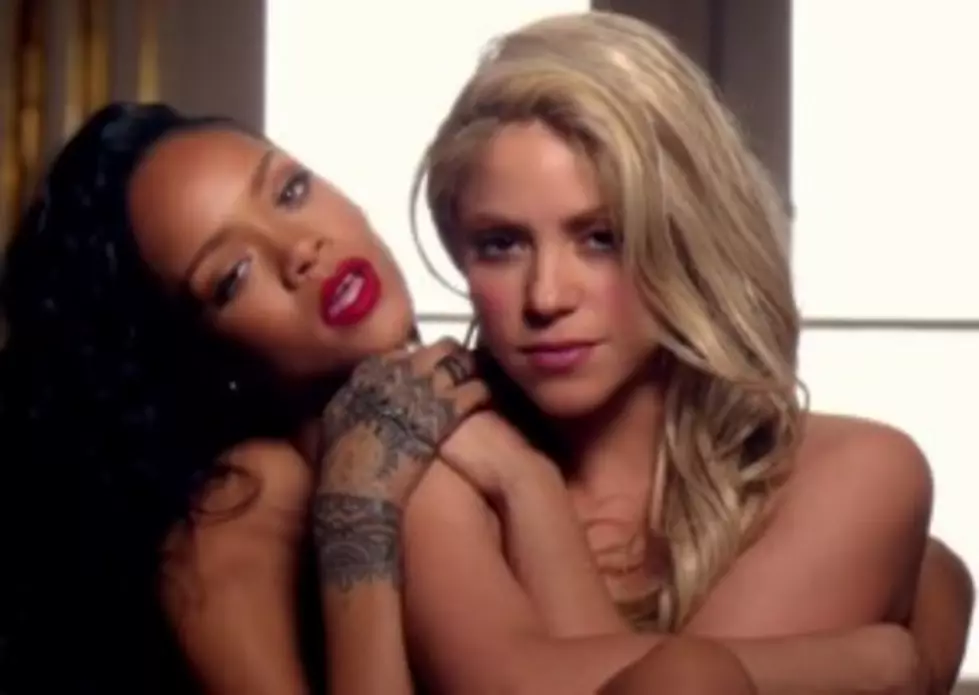 Shakira and Rihanna Get Cozy in New Video