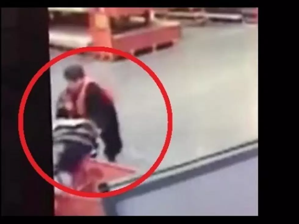 Amazing Home Depot Employee Catches Falling Baby [VIDEO]