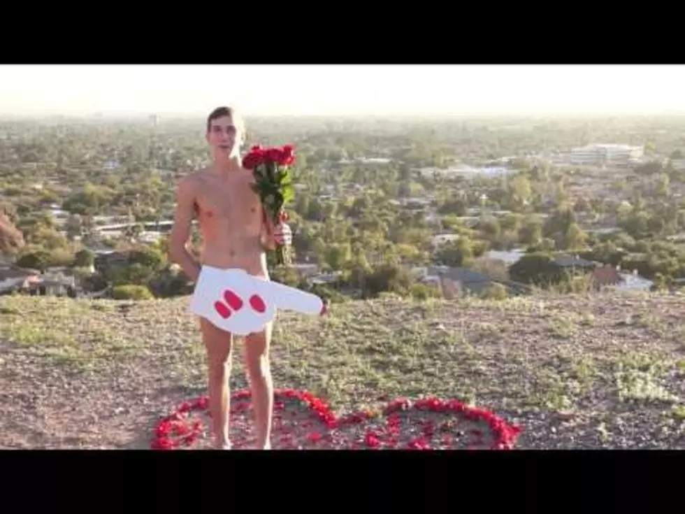 Fan Strips Down to Ask Miley Cyrus to Prom [VIDEO]
