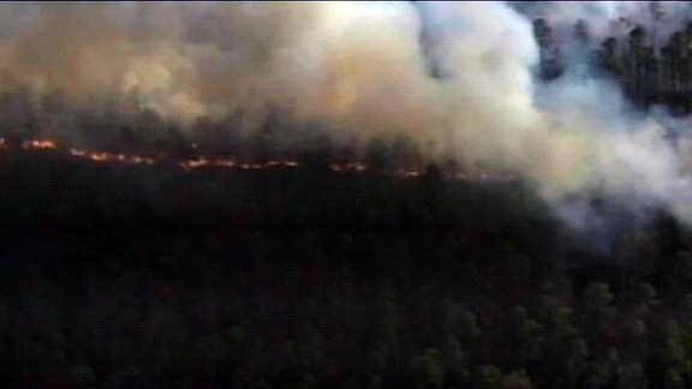 Firefighters Battle Major South Jersey Forest Fire [VIDEO]
