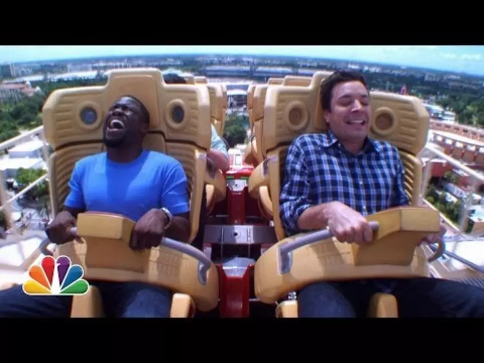 Kevin Hart Conquers Fear of Roller Coasters With Jimmy Fallon [VIDEO]