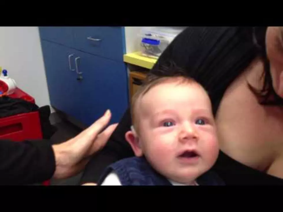 Seven-Week Old Baby Gets Hearing Aids and Hears His Parents’ Voice For the First Time [VIDEO]
