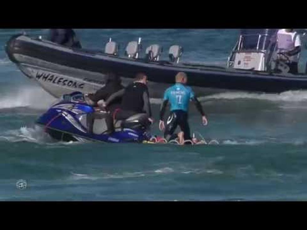 Professional Surfer Survives Shark Attack on LIVE TV [VIDEO]