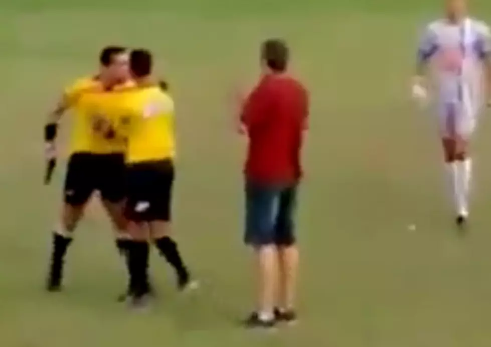 Referee Pulls Gun On Team At Soccer Match
