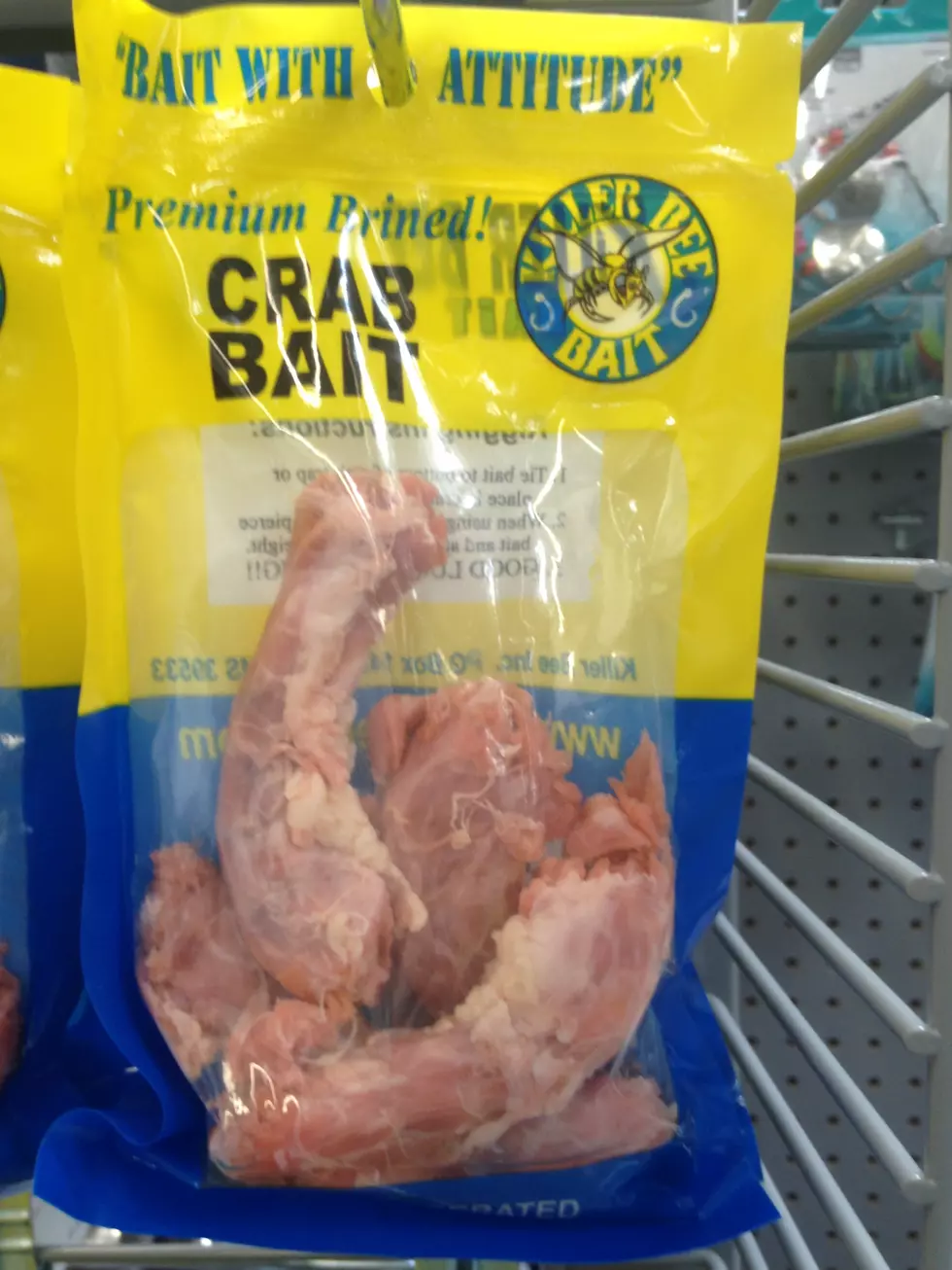 Only in Walmart &#8211; Raw Crab Bait?