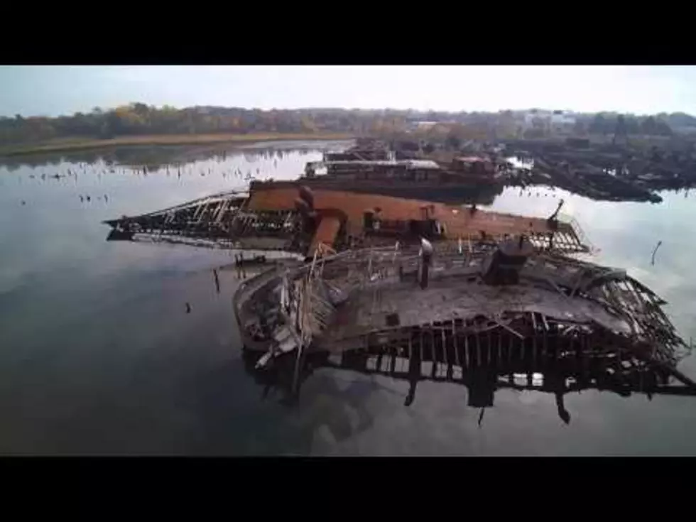 Ghostly Ship Graveyard Off New Jersey Coast