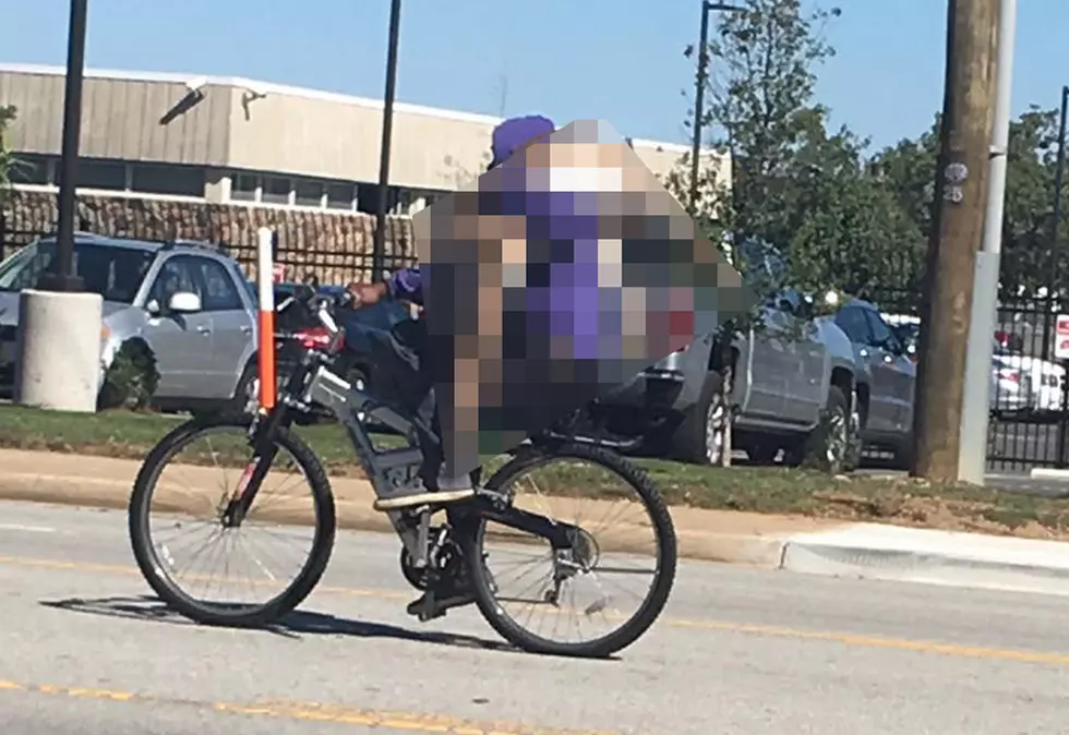 Guy On Bike Was Carrying WHAT?